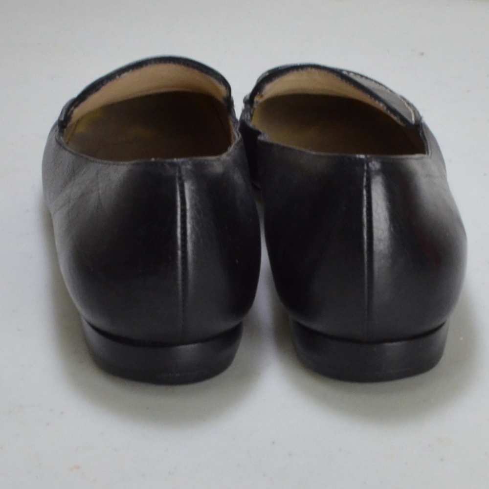 Kate Spade women’s black leather loafers Size 6.5 - Picture 3 of 6
